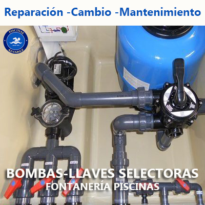 Reparación y cambio de Bombas y LLaves selectoras.